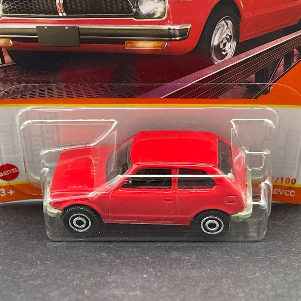Matchbox 1976 '76 Honda CVCC Red 2-Door Car Vehicle Diecast 1/64 Scale #21/100